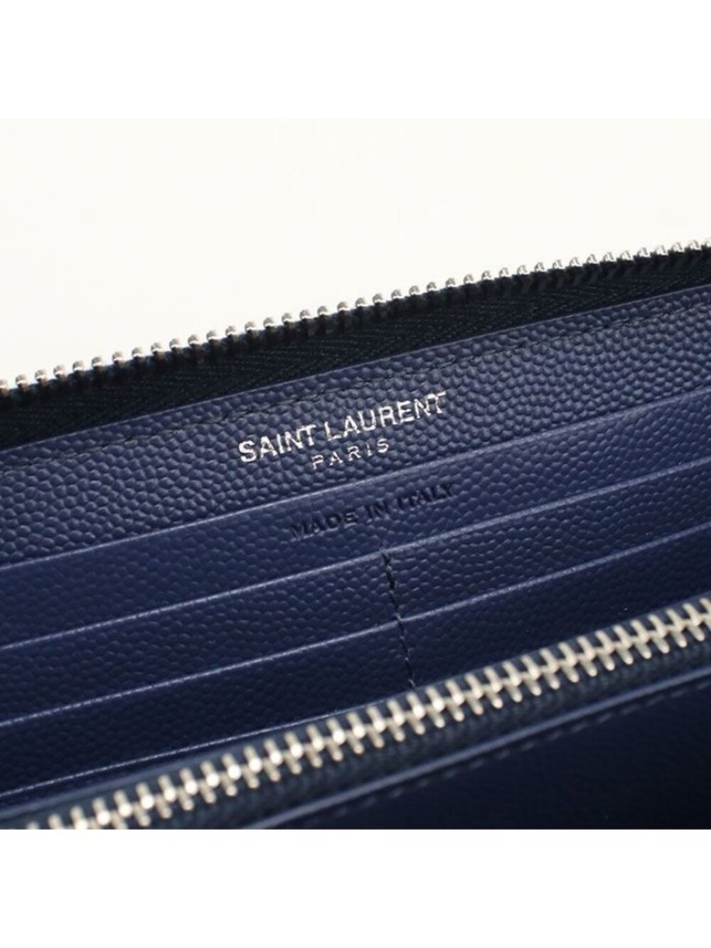 Saint Laurent Full Zip Wallet Monogram Round Zip Calf - Picture 5 of 5